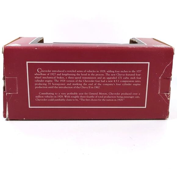 Liberty Classics 1928 Chevy Pepsi Delivery Van Metal Collector Bank Box Diecast - Picture 10 of 11